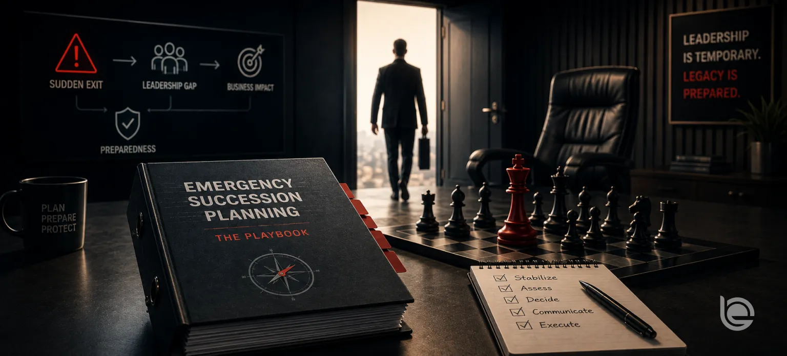 Emergency succession planning_ the playbook for when a leader exits without warning