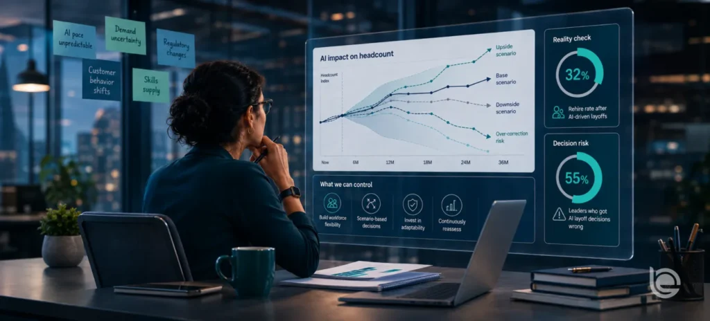 Workforce scenario planning when the AI forecast can’t be trusted
